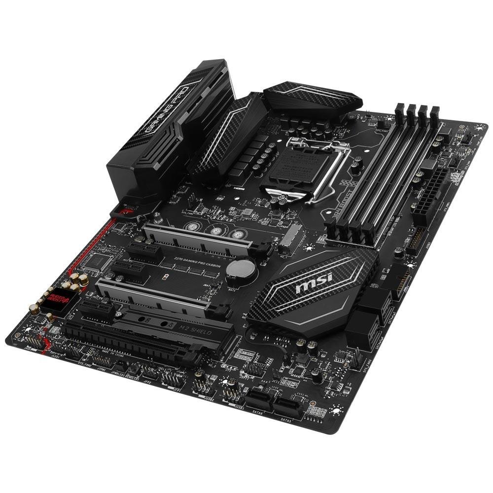 Placa-Mãe MSI p/ Intel LGA 1151 Z270 GAMING PRO CARBON DDR4 Placa-Mãe MSI p/ Intel LGA 1151 Z270 GAMING PRO CARBON DDR4