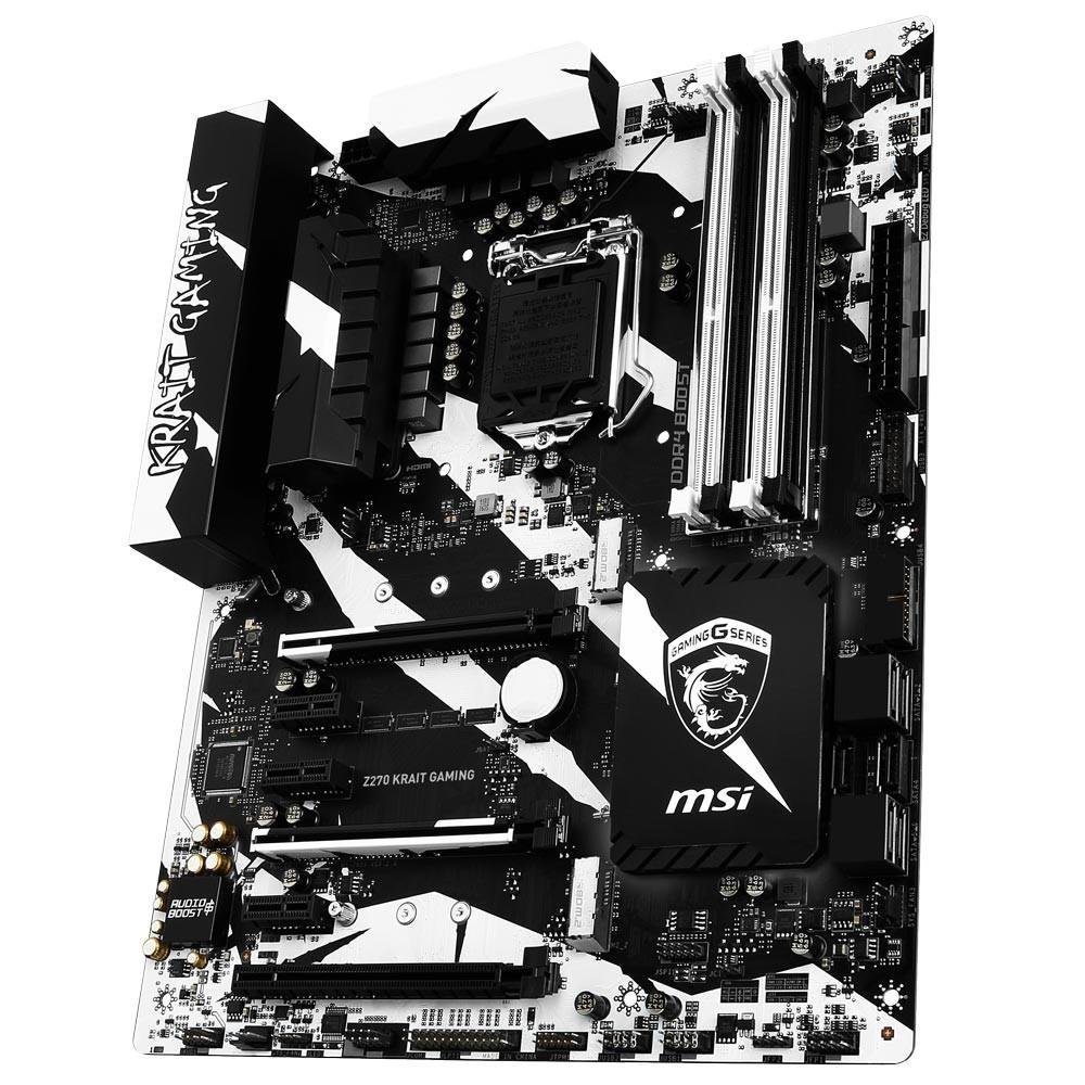 Placa-Mãe MSI p/ Intel LGA 1151 ATX Z270 KRAIT GAMING DDR4 Placa-Mãe MSI p/ Intel LGA 1151 ATX Z270 KRAIT GAMING DDR4