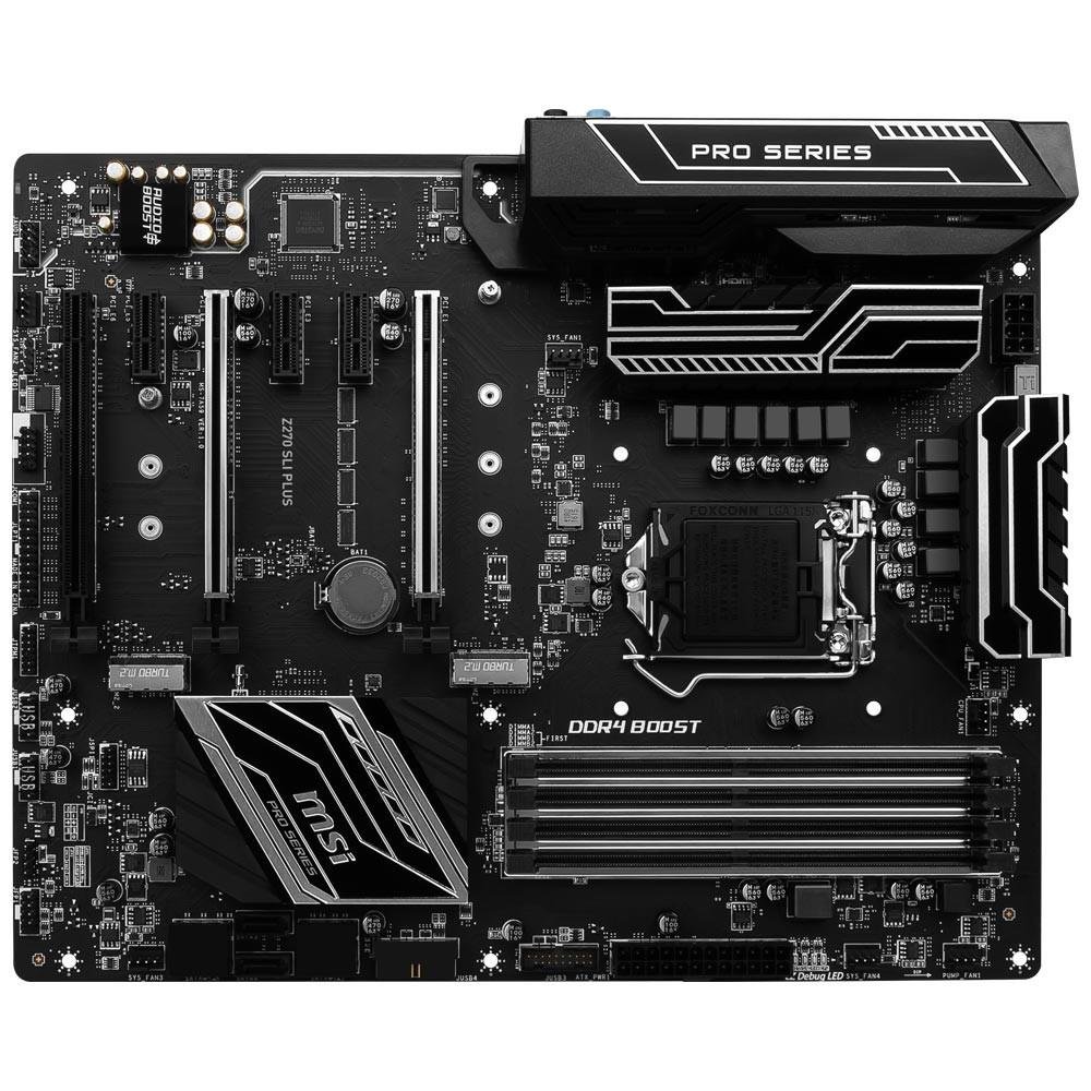 Placa-Mãe MSI Z270 SLI Plus, Intel, LGA 1151, ATX, DDR4 Placa-Mãe MSI Z270 SLI Plus, Intel, LGA 1151, ATX, DDR4