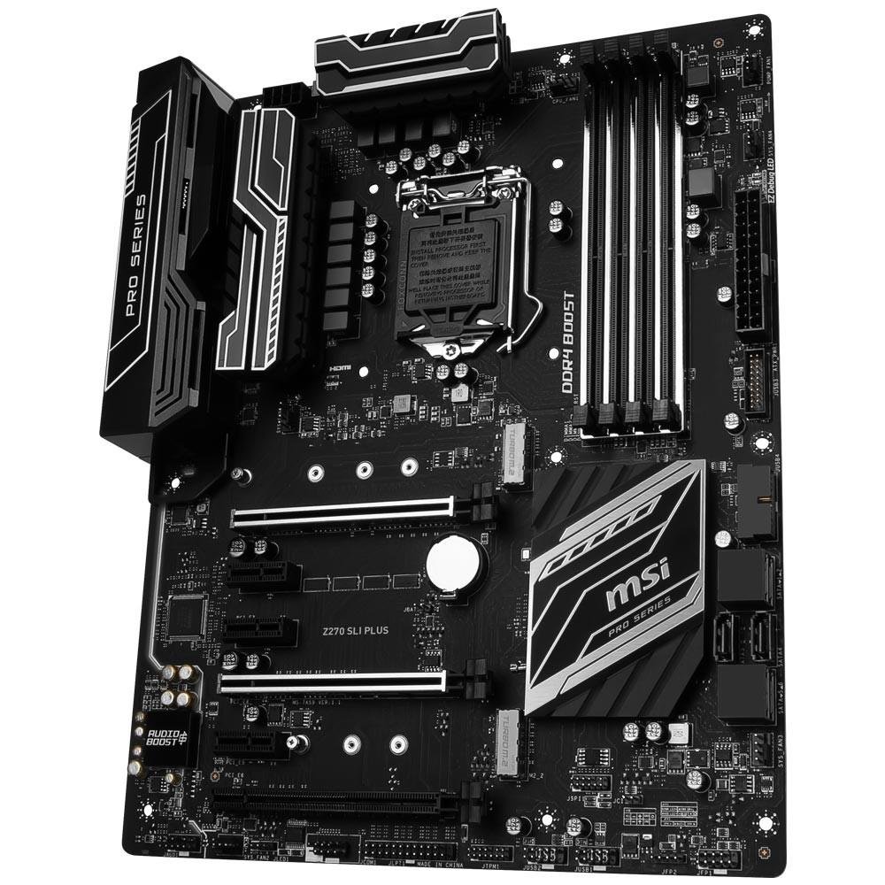 Placa-Mãe MSI Z270 SLI Plus, Intel, LGA 1151, ATX, DDR4 Placa-Mãe MSI Z270 SLI Plus, Intel, LGA 1151, ATX, DDR4