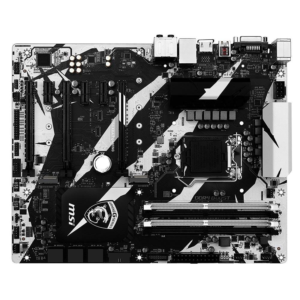Placa-Mãe MSI p/ Intel LGA 1151 ATX B250 KRAIT GAMING DDR4