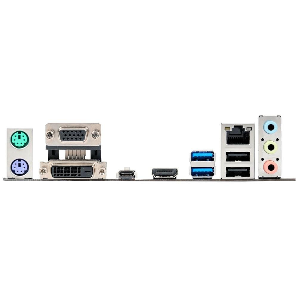 Placa-Mãe ASUS p/ Intel LGA 1151 mATX PRIME Z270M-PLUS 4x DDR4, USB Tipo C, CFX, 2-M.2, 5X Protection 3, Digi+ VRM, Safe Slot, VGA/DVI/HDMI