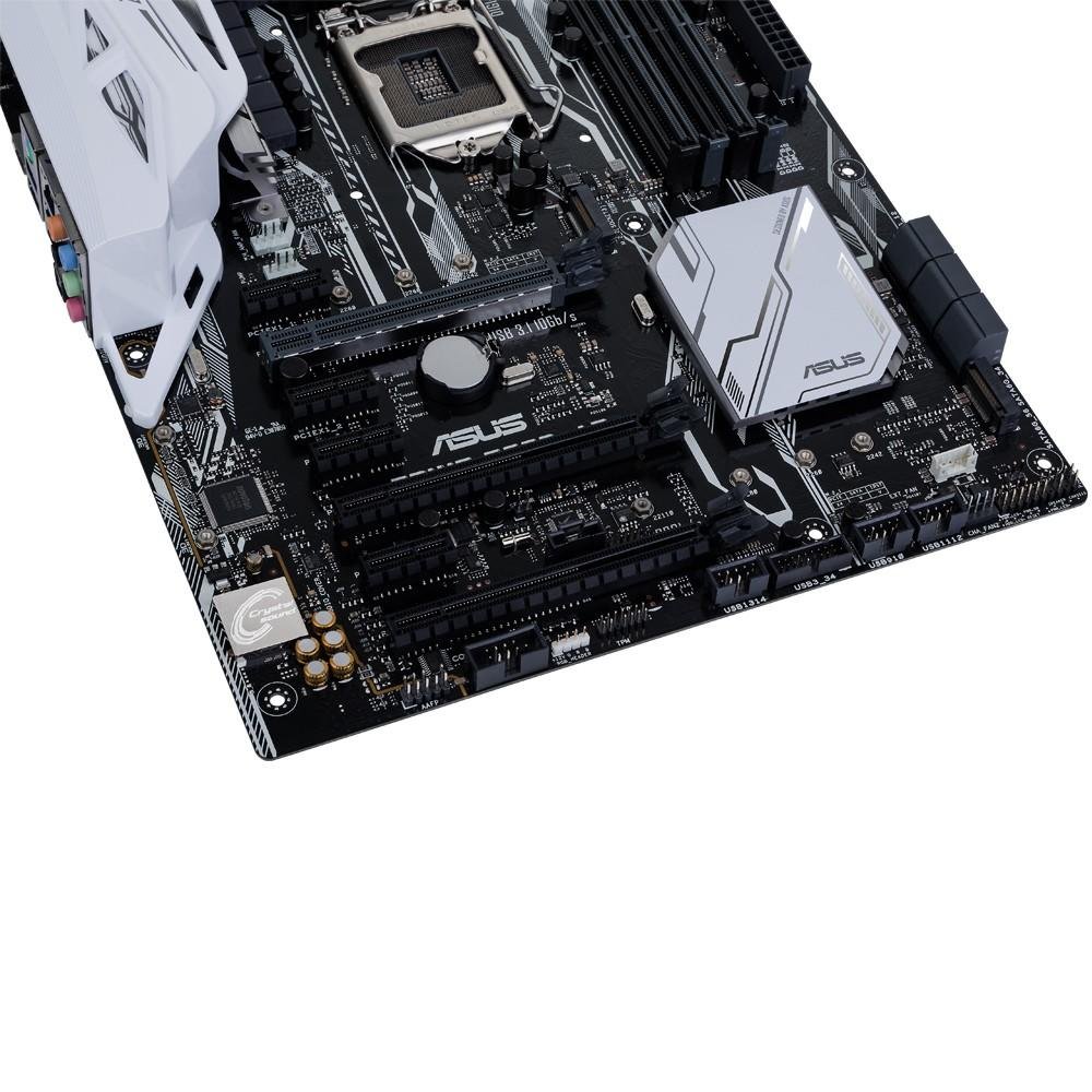 Placa-Mãe ASUS p/ Intel LGA 1151 ATX PRIME Z270-AR 4X DDR4, 2-M.2, Rede Intel, Safe Slot,ThunderboltEX, Áudio DTS, Aura Sync, SLI/CFX, HDMI