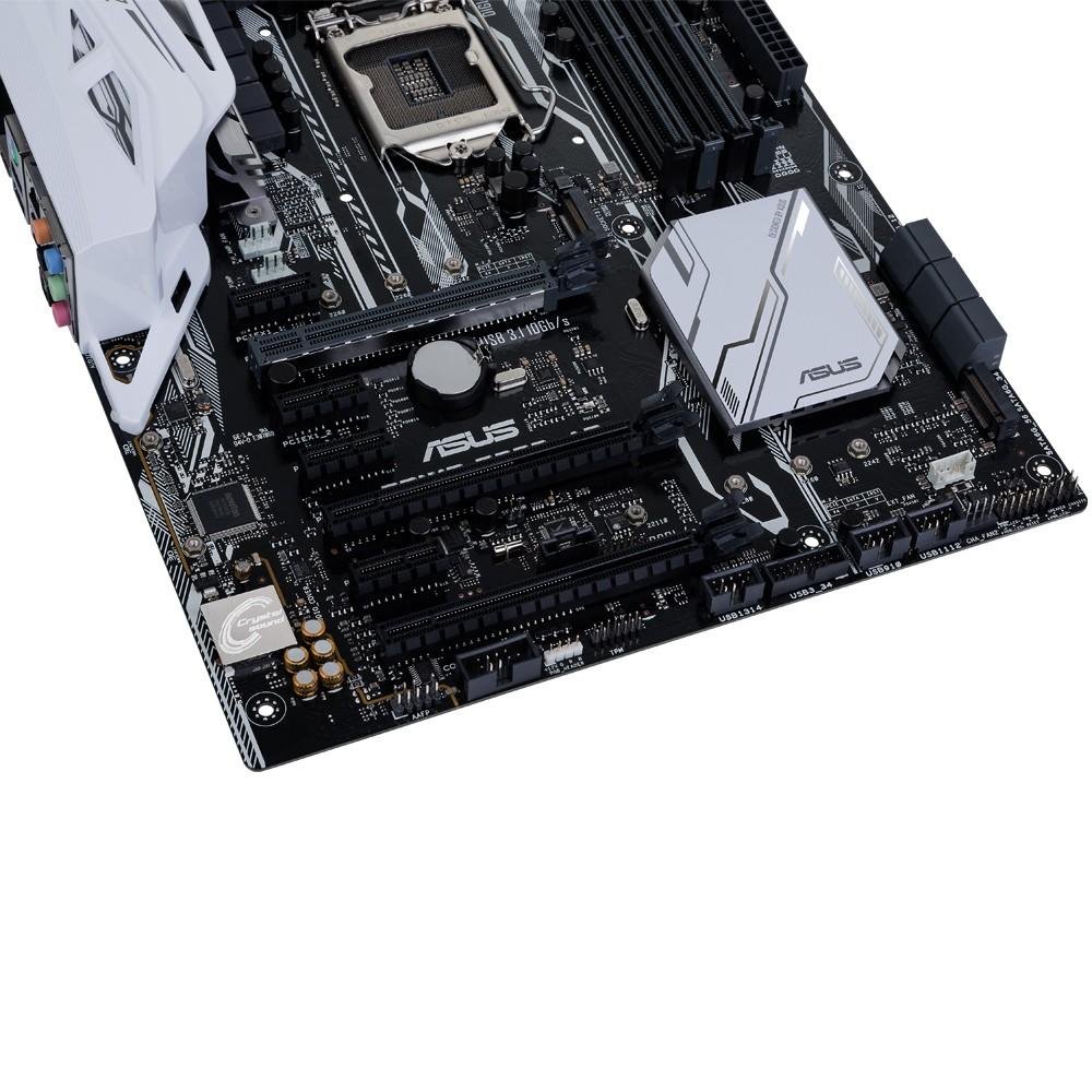 Imagem 10 de 11 do produto Placa-Mãe ASUS p/ Intel LGA 1151 ATX PRIME Z270-AR 4X DDR4, 2-M.2, Rede Intel, Safe Slot,ThunderboltEX, Áudio DTS, Aura Sync, SLI/CFX, HDMI