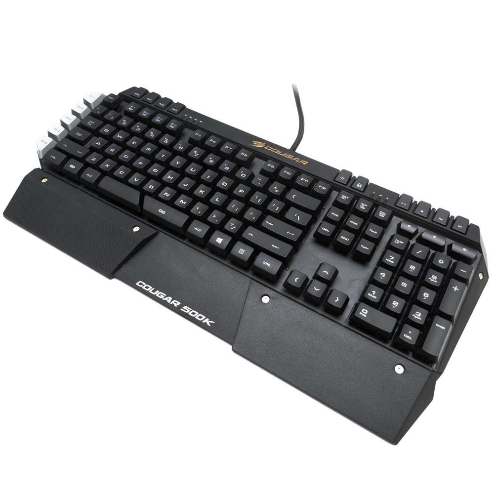 Teclado Gamer Cougar Mutimídia 500K Padrão Espanhol Teclado Gamer Cougar Mutimídia 500K Padrão Espanhol