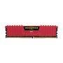Memória Corsair Vengeance LPX, 4GB, 2400MHz, DDR4, CL16, Vermelho - CMK4GX4M1A2400C16R
