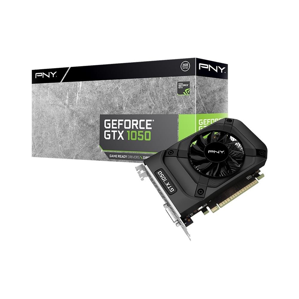 Placa de Vídeo VGA NVIDIA PNY GEFORCE GTX 1050 2GB GDDR5 128bits - VCGGTX10502PB Placa de Vídeo VGA NVIDIA PNY GEFORCE GTX 1050 2GB GDDR5 128bits - VCGGTX10502PB
