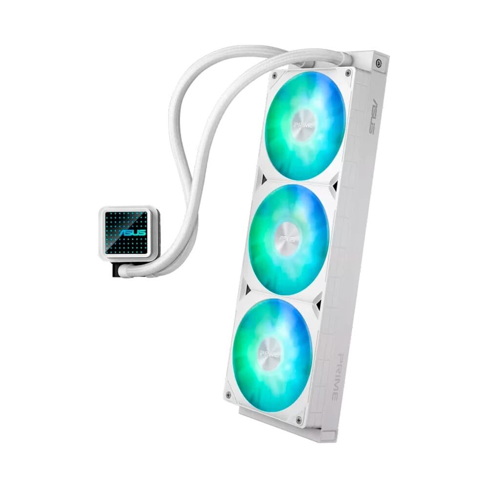 Imagem 4 de 8 do produto Water Cooler ASUS Prime LC 360 ARGB, 360mm, AMD e Intel, Branco - 90RC0102-B0UAY0
