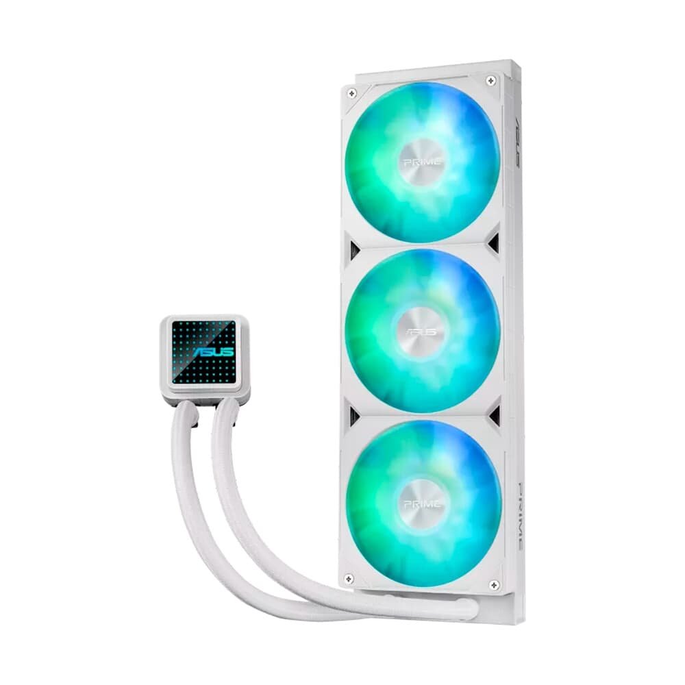 Imagem 3 de 8 do produto Water Cooler ASUS Prime LC 360 ARGB, 360mm, AMD e Intel, Branco - 90RC0102-B0UAY0