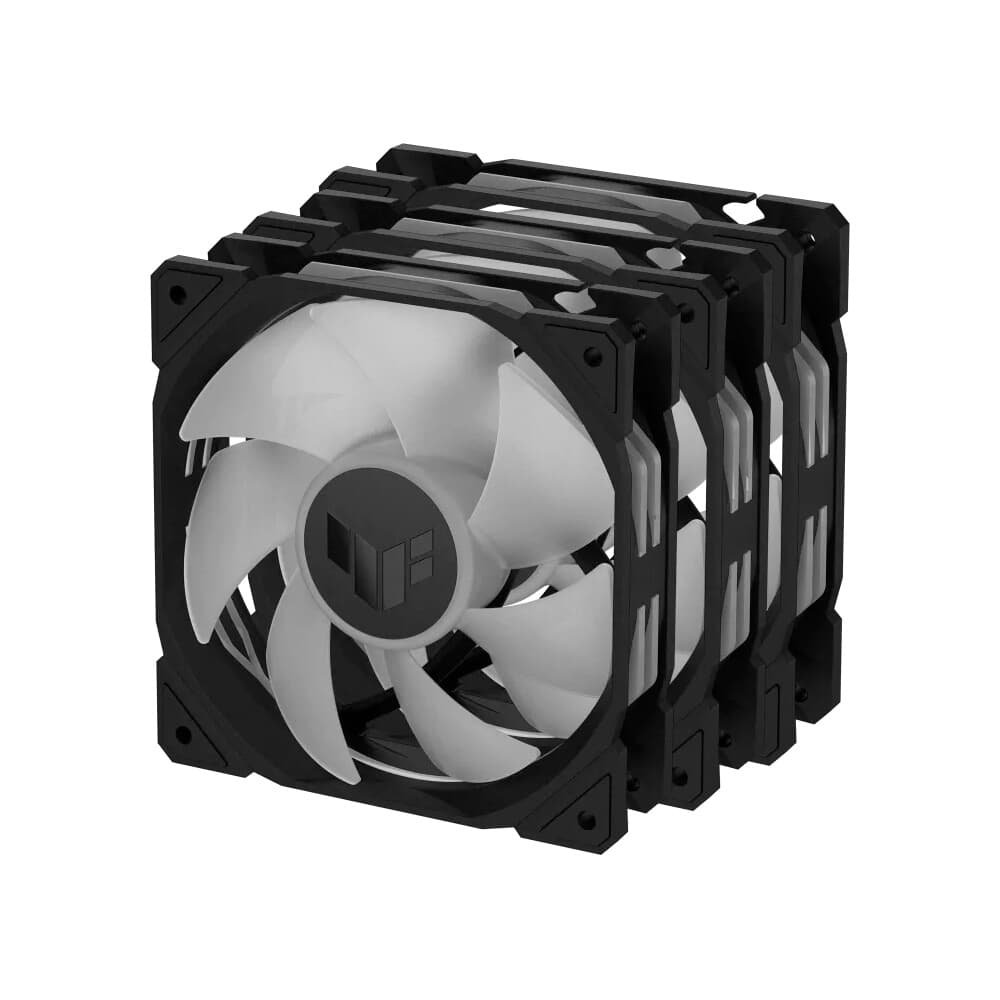 Kit com 3 Ventoinha Asus TUF Gaming TR120 Reverse , 120mm, ARGB, Preto - 90DA00D0-B00020 - view 2