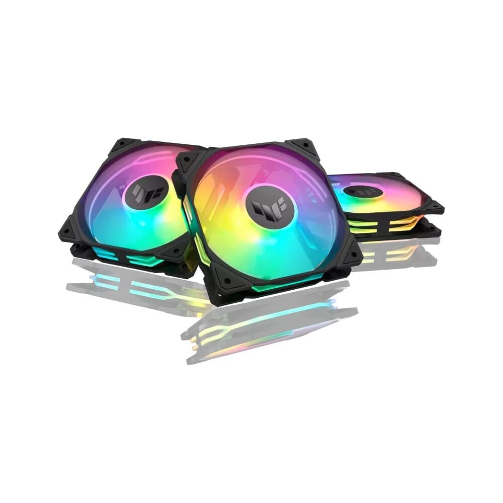 Kit com 3 Ventoinha Asus TUF Gaming TR120 Reverse , 120mm, ARGB, Preto - 90DA00D0-B00020 5