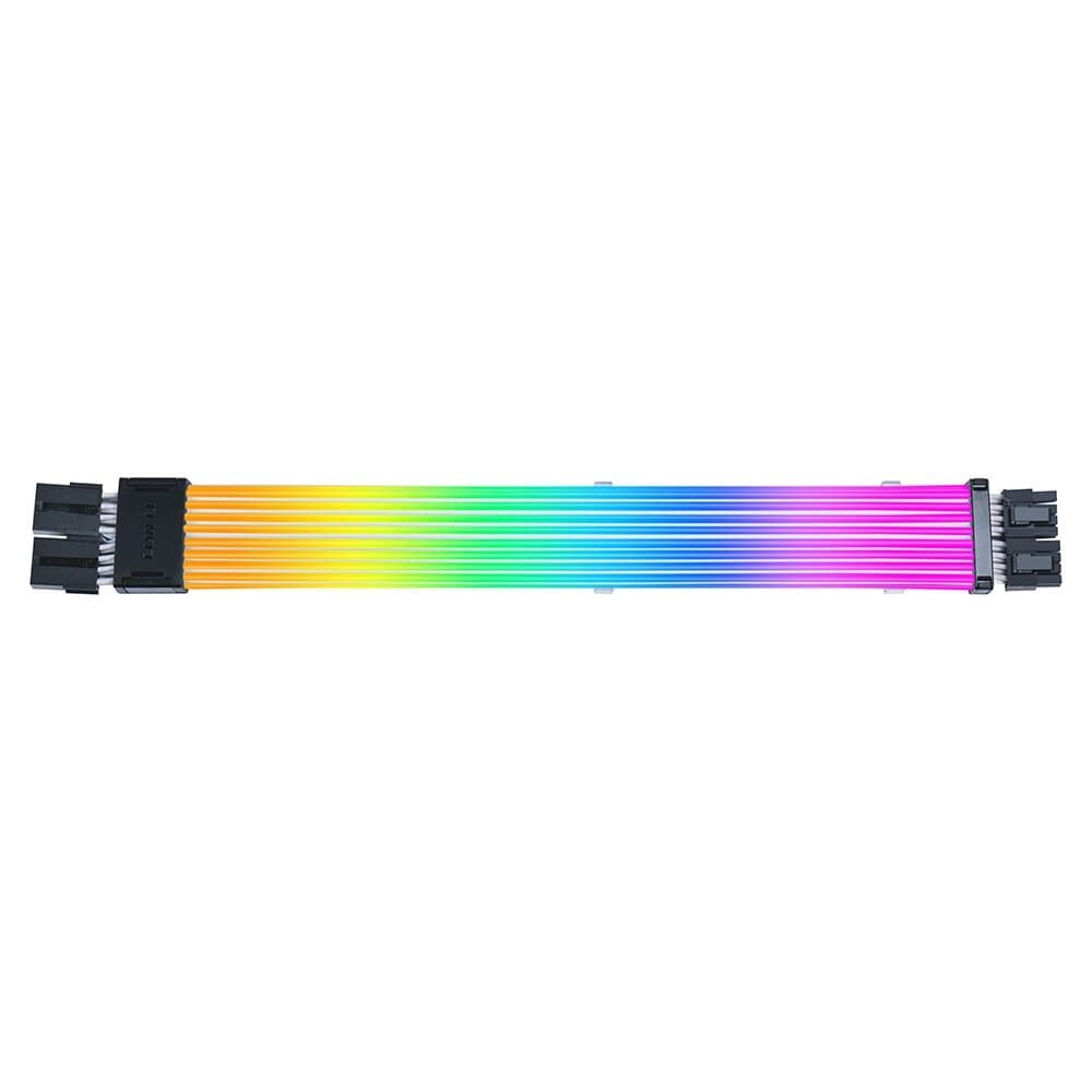Imagem 2 de 4 do produto Cabo Extensor Lian Li Strimer Wireless, RGB, GPU 2X8-PIN, Preto - PW8-1W BLACK