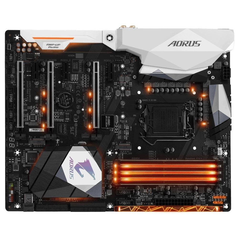Imagem 3 de 5 do produto Placa-Mãe GIGABYTE p/ Intel LGA 1151 ATX AORUS GA-Z270X-GAMING 5 DDR4