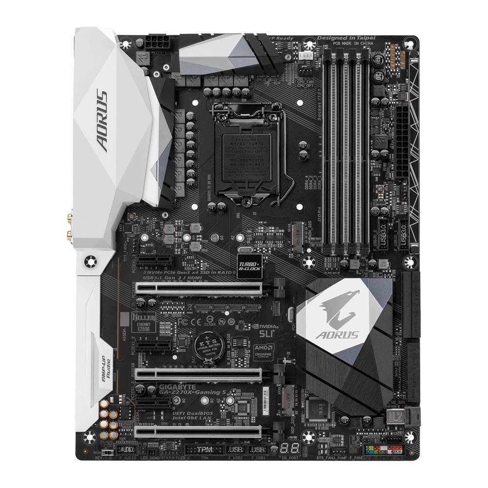 Imagem 2 de 5 do produto Placa-Mãe GIGABYTE p/ Intel LGA 1151 ATX AORUS GA-Z270X-GAMING 5 DDR4