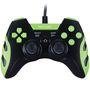 Controle Warrior Dualshock Preto/Verde PS3/PS2/PC JS081