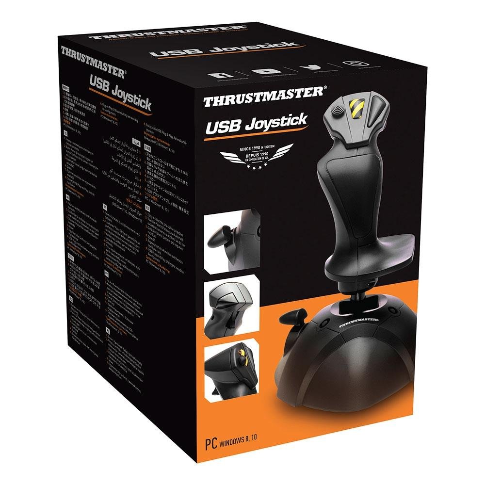 Joystick Thrustmaster Estilo Manche Preto, PC - 2960623 Joystick Thrustmaster Estilo Manche Preto, PC - 2960623