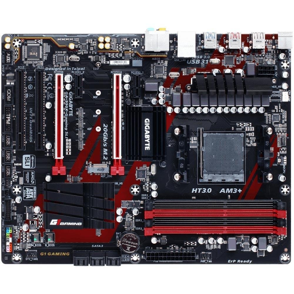 Imagem 2 de 4 do produto Placa-Mãe GIGABYTE GA-990X-GAMING, AMD, AM3+, ATX, SLI DDR3