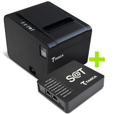 Combo SAT Fiscal Tanca TS-1000 + Impressora Não Fiscal Térmica Tanca TP-650 Serrilha e Guilhotina USB/Serial