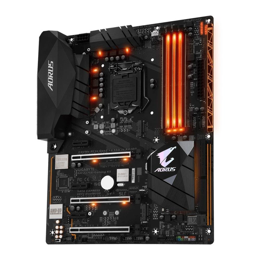 Imagem 5 de 5 do produto Placa-Mãe GIGABYTE p/ Intel LGA 1151 ATX AORUS GA-Z270X-GAMING K5 DDR4