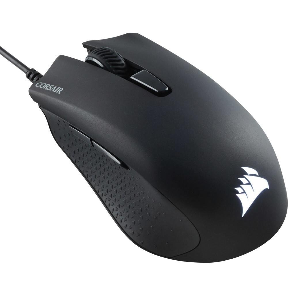 Mouse Gamer Corsair Harpoon, RGB, 6 Botões, 6000DPI, Preto - CH-9301011-NA
