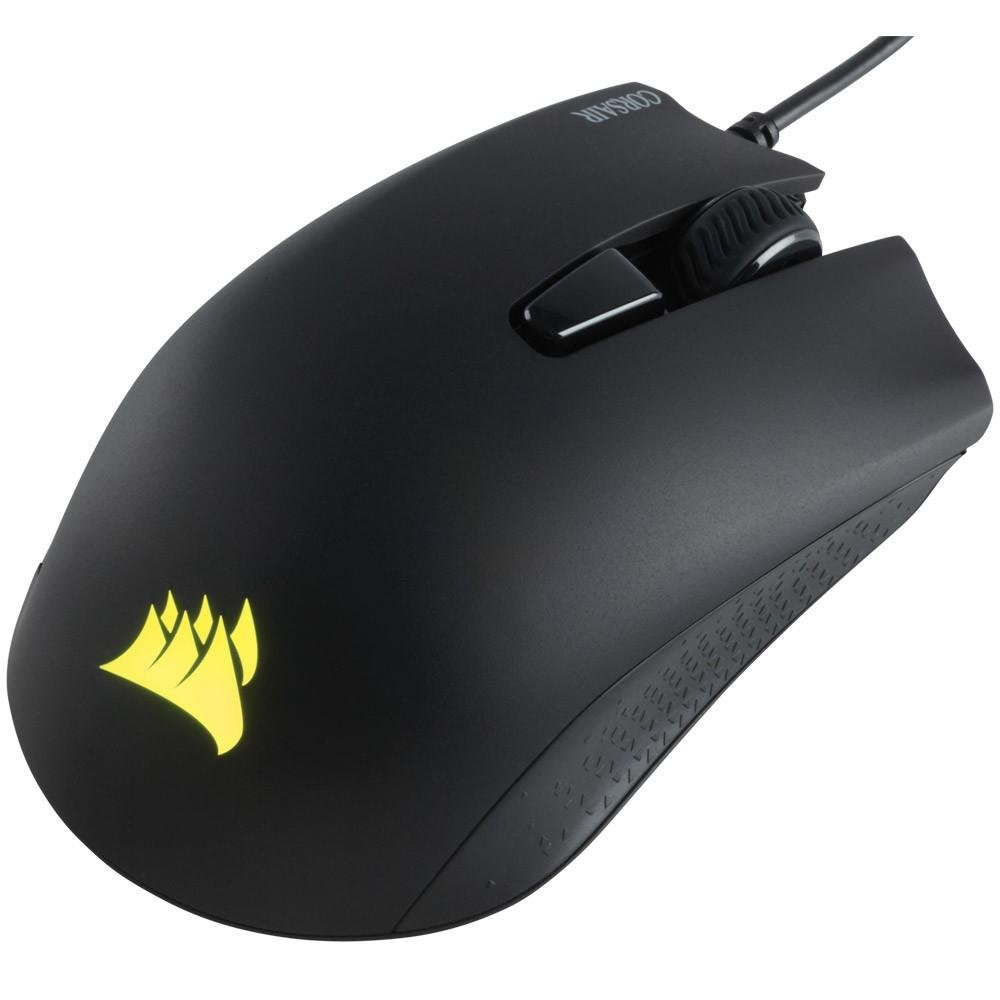 Imagem 11 de 29 do produto Mouse Gamer Corsair Harpoon, RGB, 6 Botões, 6000DPI, Preto - CH-9301011-NA