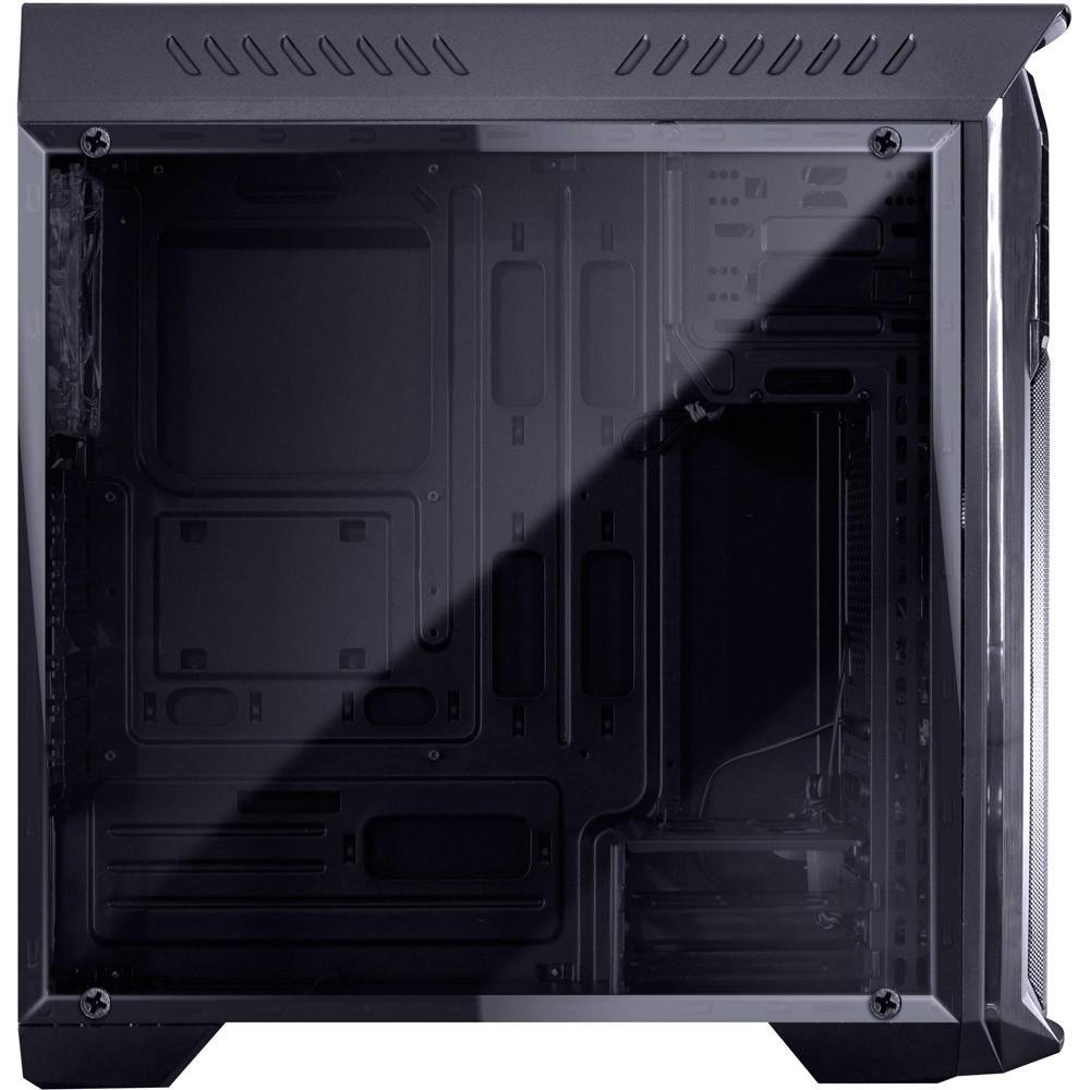 Imagem 3 de 8 do produto Gabinete Gamer PCYES mid-tower Samurai com 3 fans LED Azul Lateral em acrílico Transparente – SAMPTOAZ3FCAT