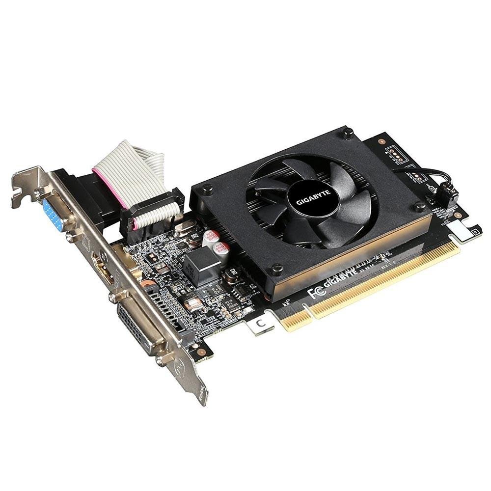 Imagem 5 de 5 do produto Placa de Vídeo Gigabyte NVIDIA GeForce GT 710 1GB, DDR3 - GV-N710D3-1GL (Rev. 2.0)