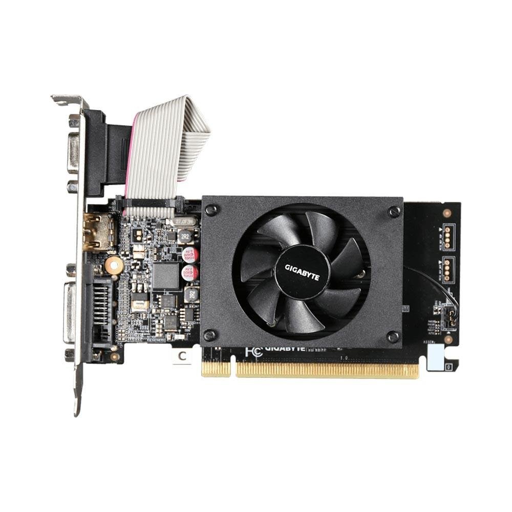 Imagem 3 de 3 do produto Placa de Vídeo Gigabyte NVIDIA GeForce GT 710 2G, DDR3 - GV-N710D3-2GL (Rev. 2.0)