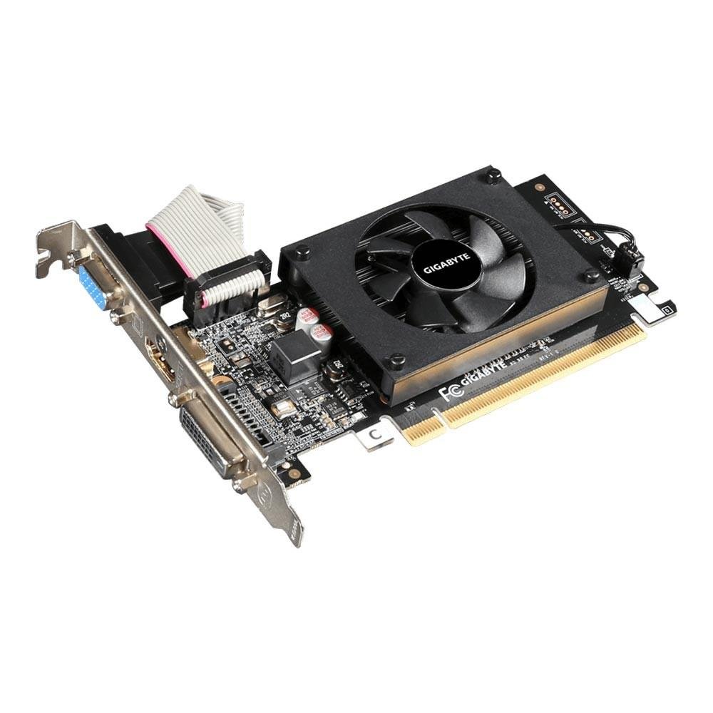 Imagem 2 de 3 do produto Placa de Vídeo Gigabyte NVIDIA GeForce GT 710 2G, DDR3 - GV-N710D3-2GL (Rev. 2.0)