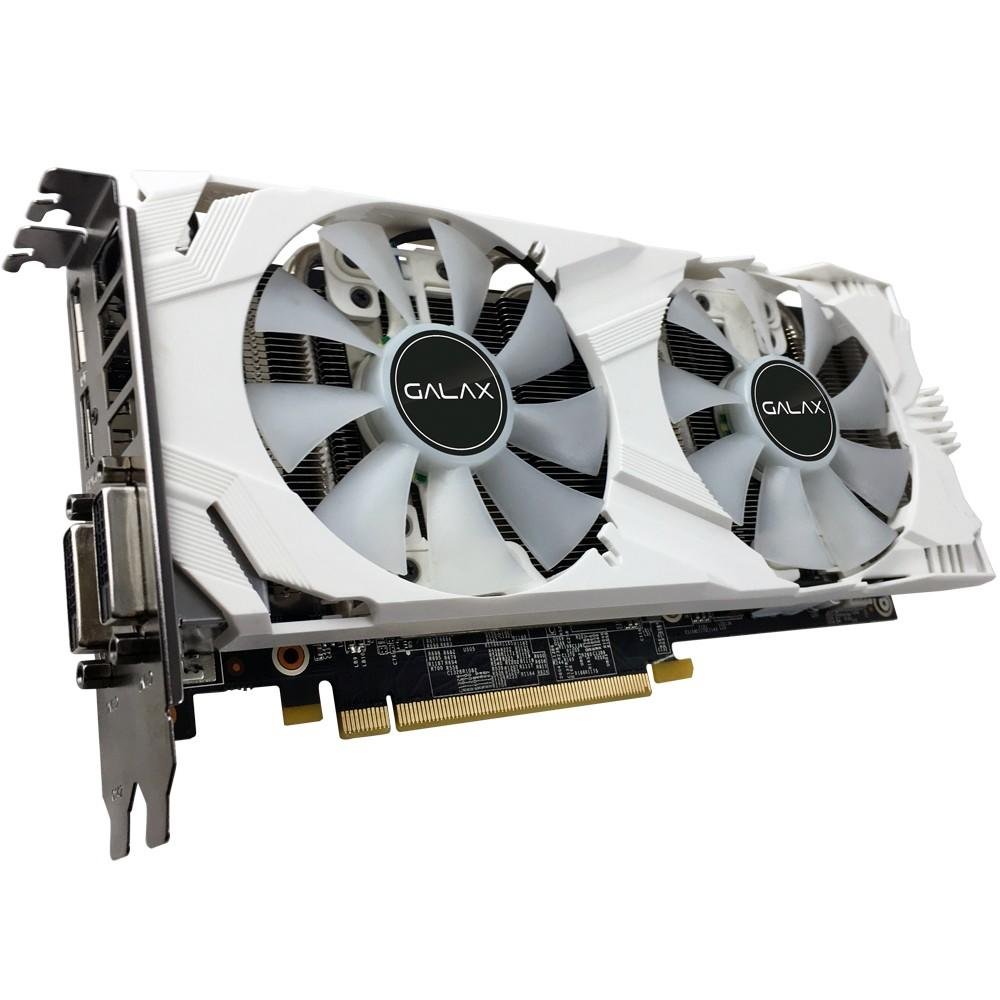Placa de Vídeo Galax NVIDIA GeForce GTX 1060 Exoc White 3GB, GDDR5 - 60NNH7DVM3NW Placa de Vídeo Galax NVIDIA GeForce GTX 1060 Exoc White 3GB, GDDR5 - 60NNH7DVM3NW