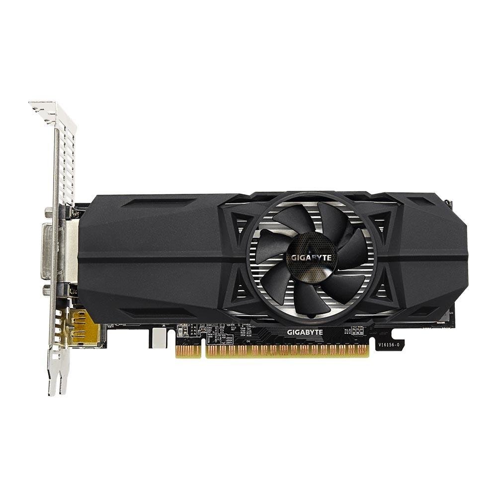 Placa de Vídeo GTX 1050 Ti Gigabyte NVIDIA GeForce OC 4GB, GDDR5 - GV-N105TOC-4GL
