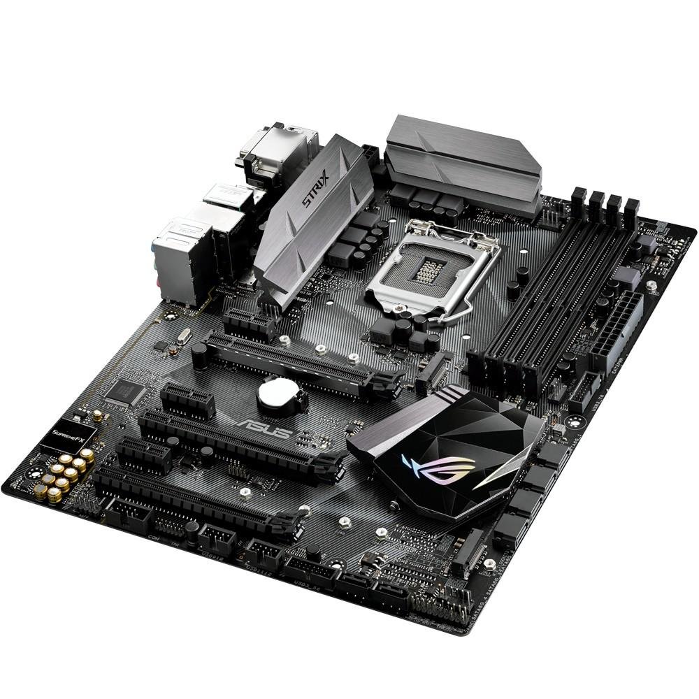Placa-Mãe ASUS p/ Intel LGA 1151 ATX STRIX Z270H GAMING 4 x DDR4,SLI/CrossFireX, Digi + VRM,1x DVI, 1x HDMI, SupremeFX Shielding,6x SATA 6Gb Placa-Mãe ASUS p/ Intel LGA 1151 ATX STRIX Z270H GAMING 4 x DDR4,SLI/CrossFireX, Digi + VRM,1x DVI, 1x HDMI, SupremeFX Shielding,6x SATA 6Gb