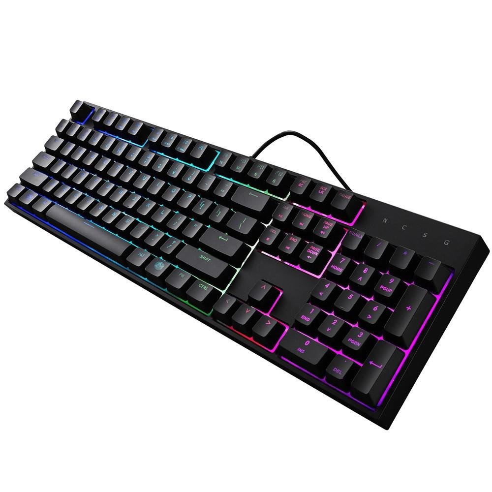 Teclado Gamer Cooler Master MasterKeys Lite L, RGB, ABNT2 - SGK-3040-KKMF1-BR Teclado Gamer Cooler Master MasterKeys Lite L, RGB, ABNT2 - SGK-3040-KKMF1-BR