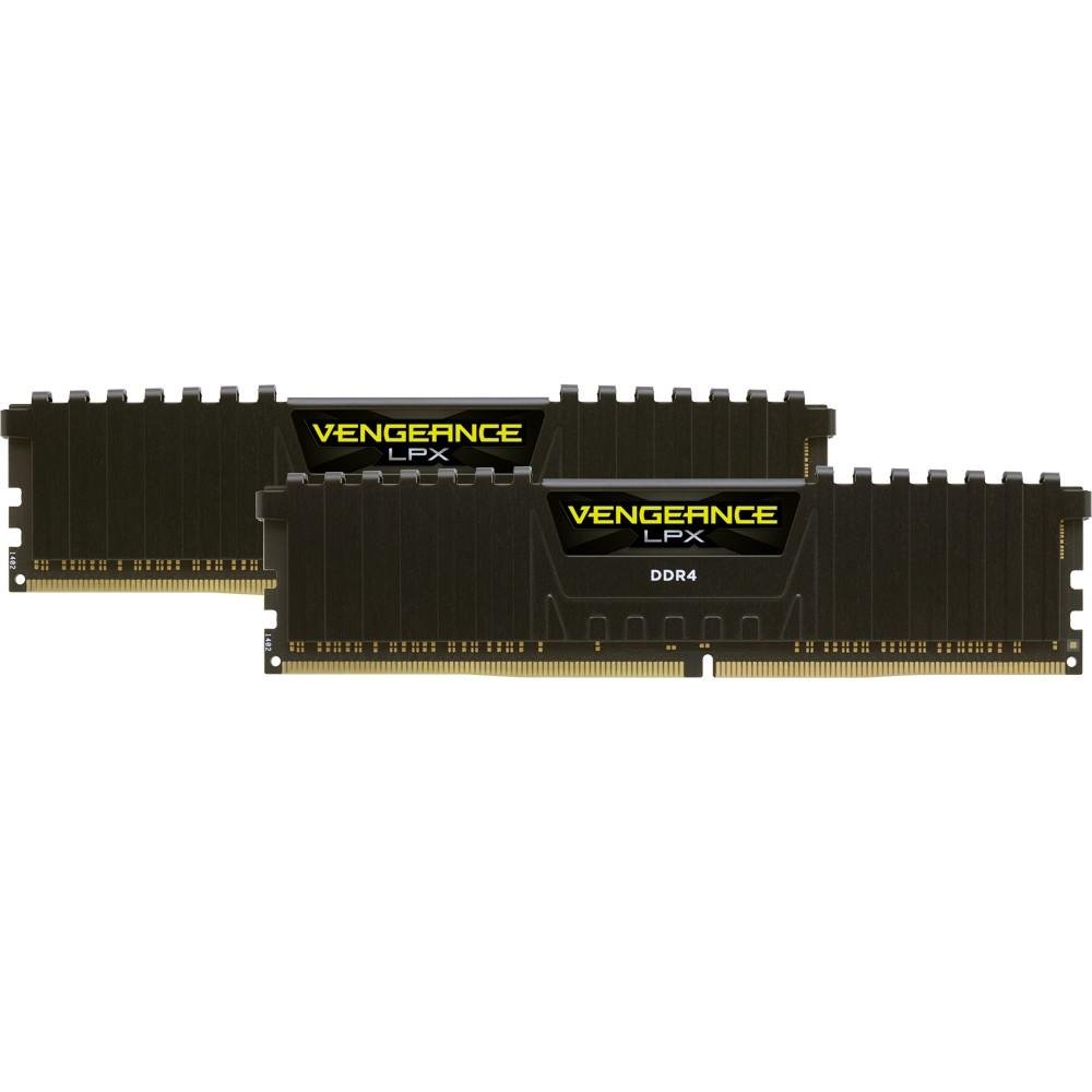 Imagem 2 de 3 do produto Memória Corsair Vengeance LPX 16GB (2x8GB) 2133Mhz DDR4 CL13 Black - CMK16GX4M2A2133C13