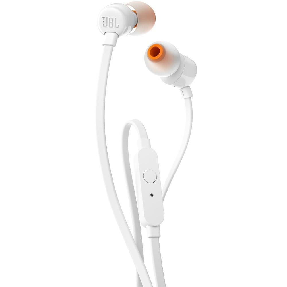 Fone de Ouvido Intra Auricular JBL T110 Branco - JBLT110WHT | KaBuM!