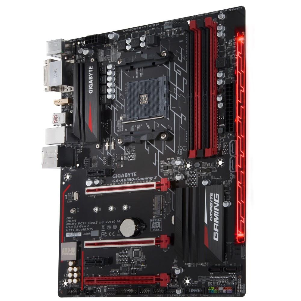 Imagem 6 de 6 do produto Placa-Mãe GIGABYTE p/ AMD AM4 ATX GA-AB350-GAMING 3 DDR4
