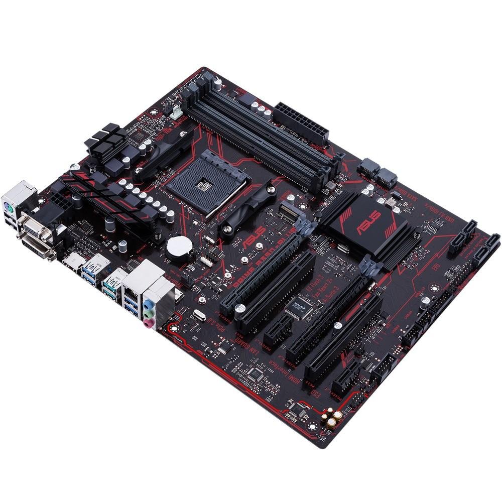Placa-Mãe Asus Prime B350-Plus, AMD AM4, ATX, DDR4