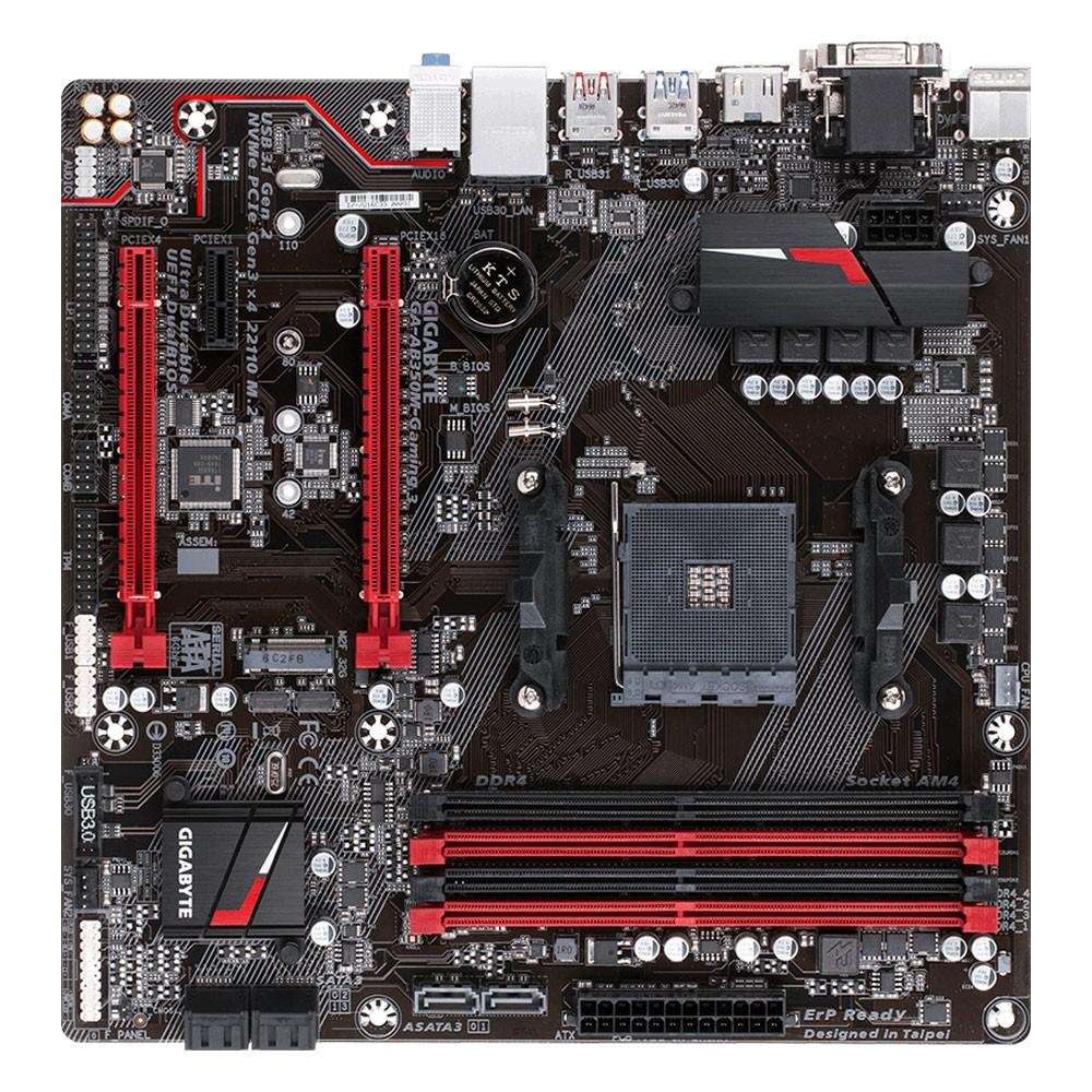 Placa Mãe Gigabyte GA-AB350M Gaming 3, AMD AM4, mATX, DDR4 | KaBuM!
