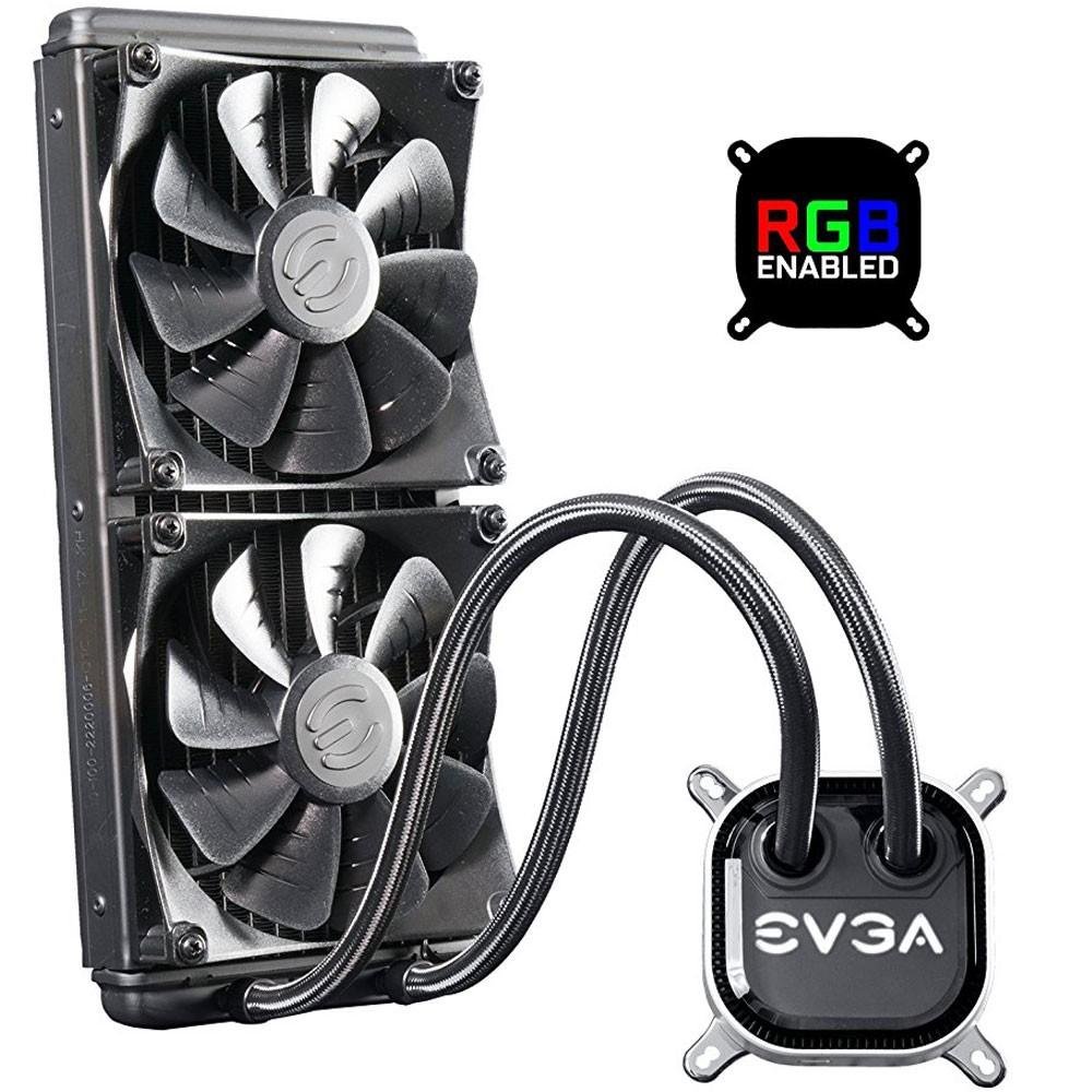 Imagem 3 de 7 do produto WaterCooler EVGA CLC, 280, LED RGB, 400-HY-CL28-V1