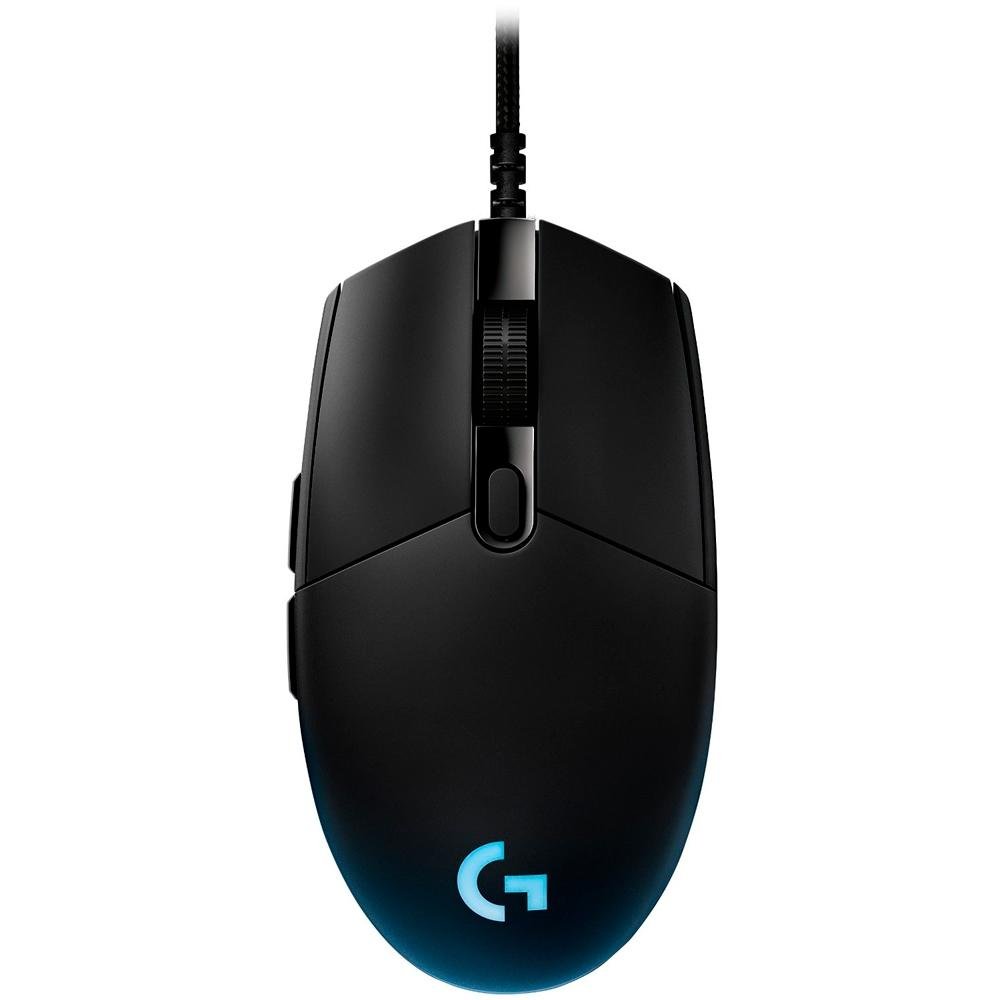 Imagem 2 de 7 do produto Mouse Gamer Logitech G PRO RGB Lightsync 12000DPI - 910-004873