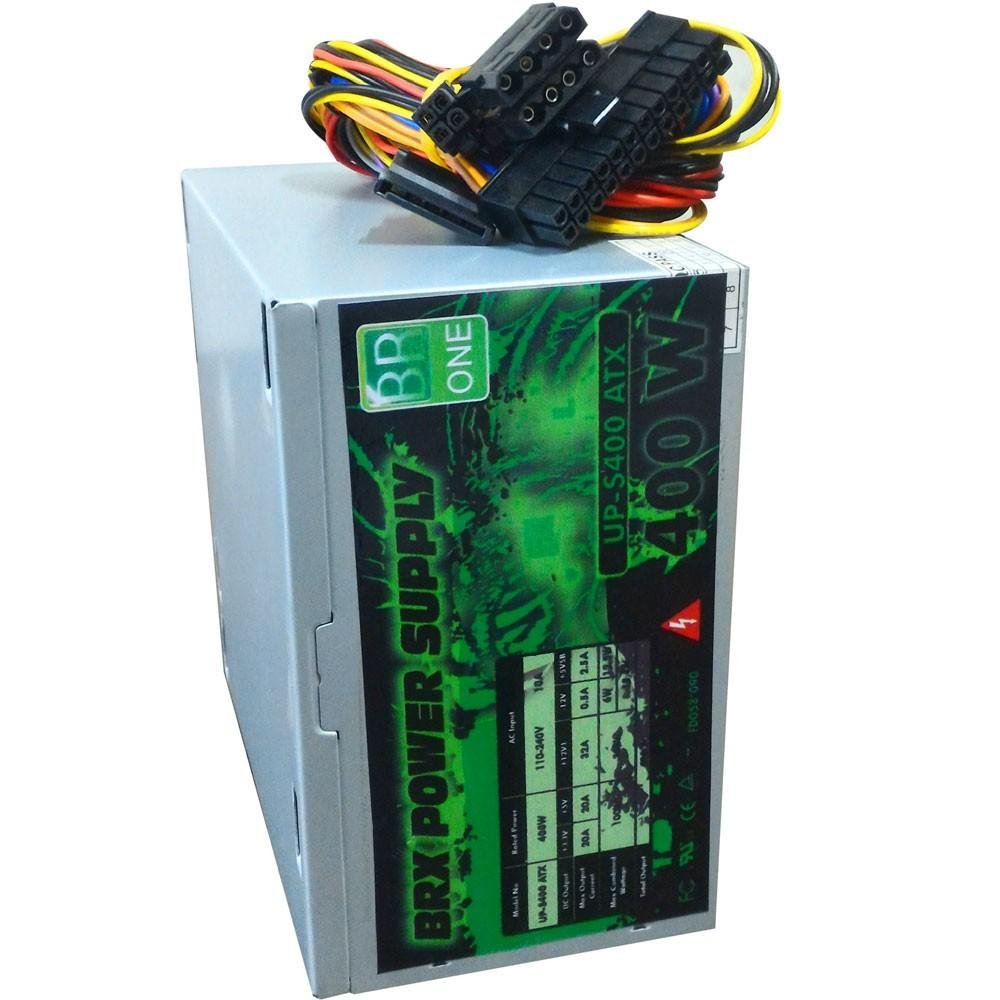 Fonte BR One 400W BRX - UP-S400 Fonte BR One 400W BRX - UP-S400