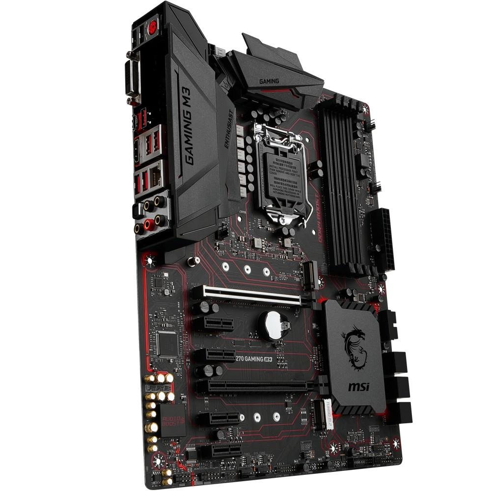 Placa-Mãe MSI p/ Intel LGA 1151 ATX H270 GAMING M3 DDR4 Placa-Mãe MSI p/ Intel LGA 1151 ATX H270 GAMING M3 DDR4