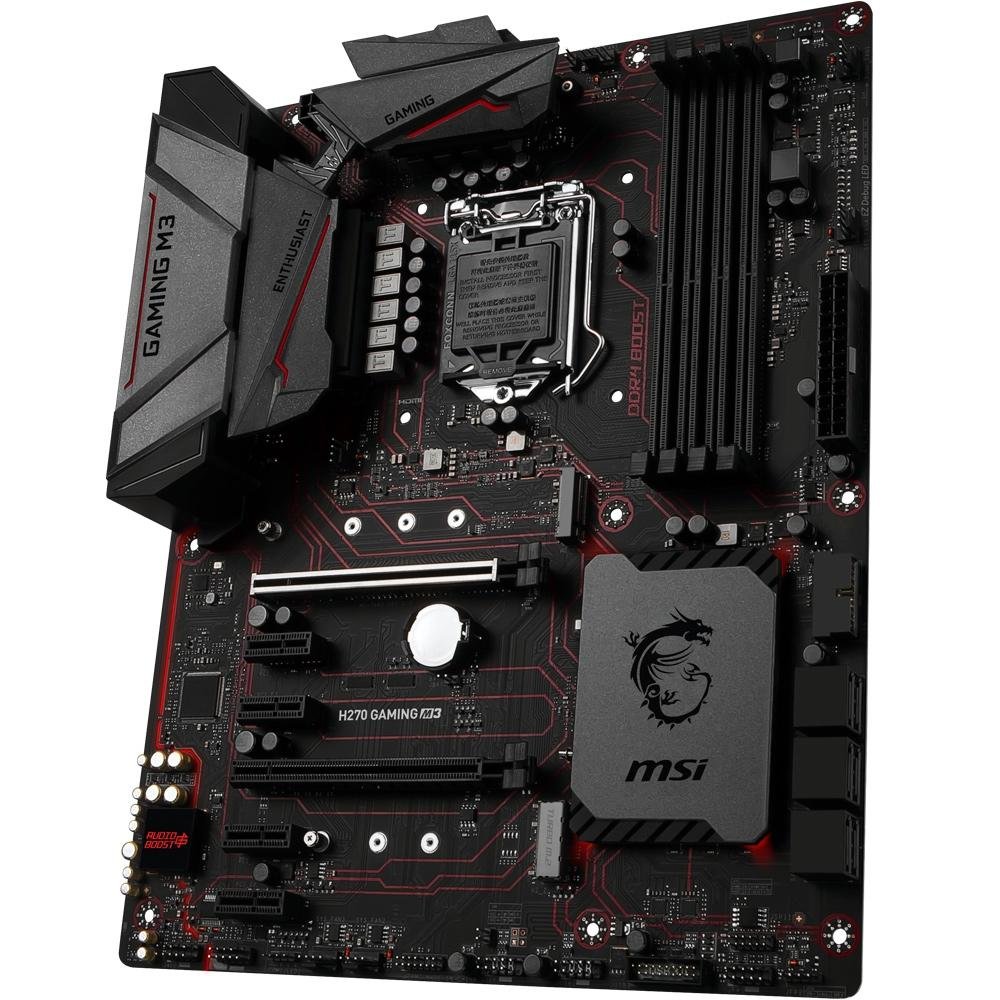 Placa-Mãe MSI p/ Intel LGA 1151 ATX H270 GAMING M3 DDR4 Placa-Mãe MSI p/ Intel LGA 1151 ATX H270 GAMING M3 DDR4