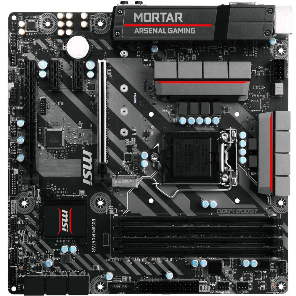 Imagem 4 de 5 do produto Placa-Mãe MSI p/ Intel LGA 1151 mATX B250M MORTAR DDR4