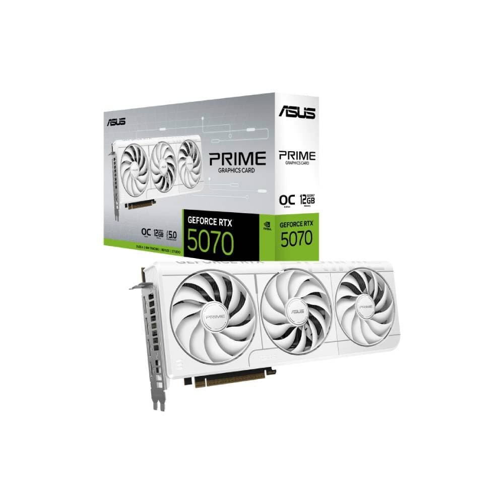 【未開封】ASUS GeForce RTX 5070 OC Placa de Video Asus GeForce RTX 5070 Prime OC Edition, 12GB, GDDR7