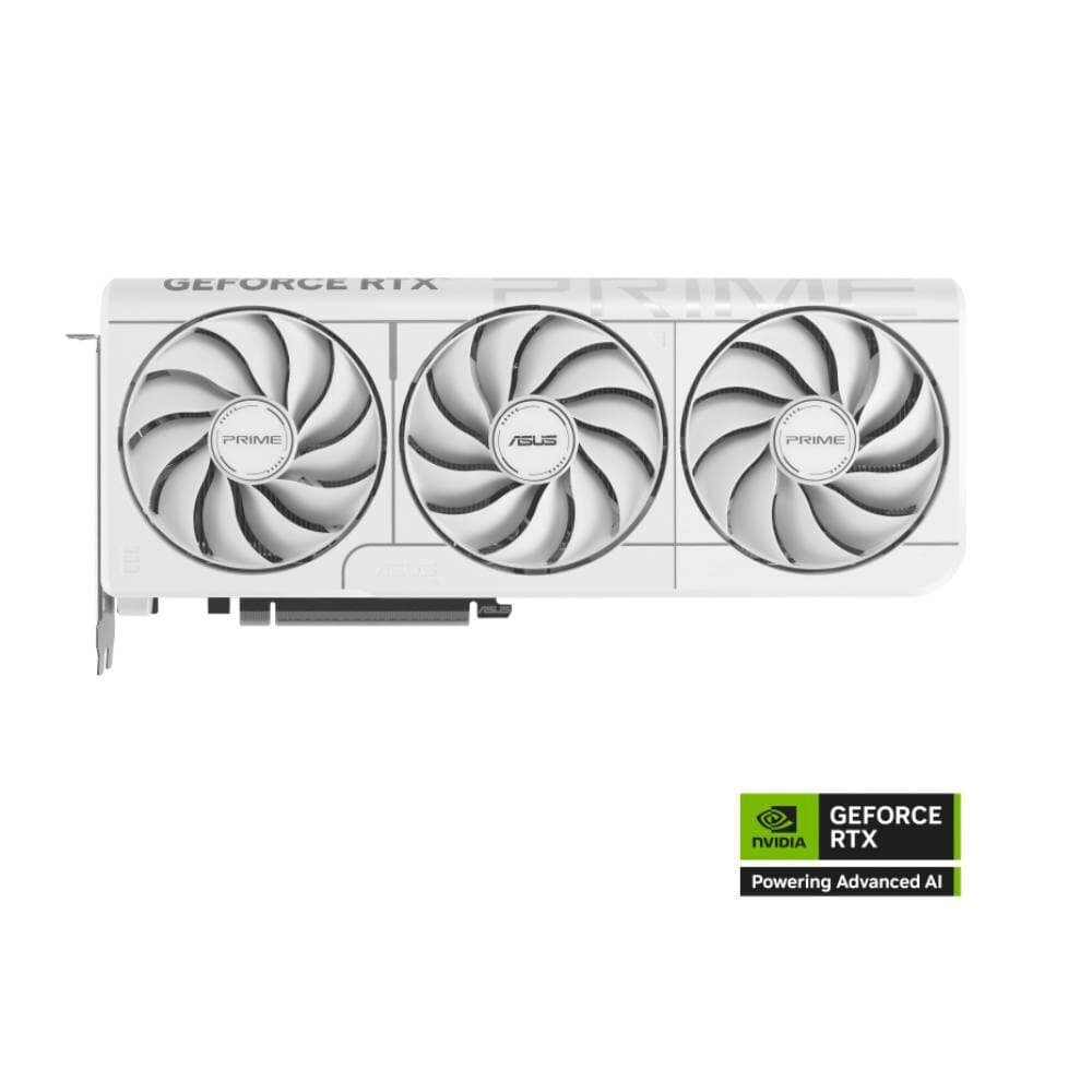 Placa de Vídeo ASUS PRIME RTX 5070 OC 12G WHITE NVIDIA Geforce, 12GB, GDDR7, OpenGL 4.6, 2587 MHz, Triple Fan, DLSS 4 - 90YV0M19-M0NA00 - view 2