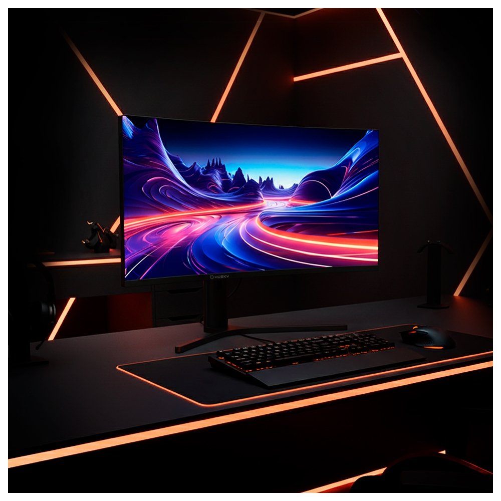 Monitor Gamer Curvo Balão.info Boreal 34, WQHD, Ultrawide, 200Hz, 1ms, Adaptive Sync, DisplayPort e HDMI, HDR - HMG00234PT - view 2