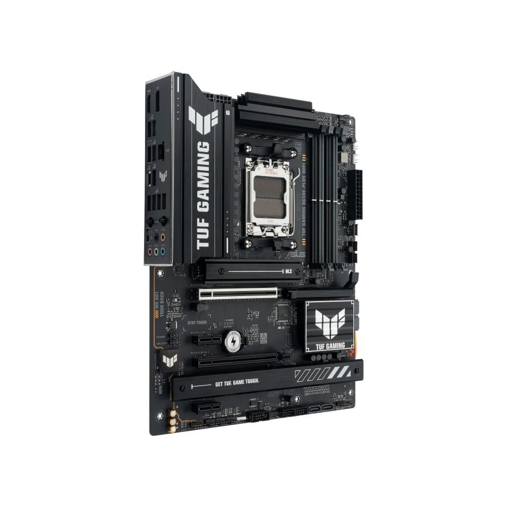 Imagem 2 de 10 do produto Placa Mãe ASUS TUF B650E-Plus, AMD AM5 , ATX, DDR5, Wi-fi 6, Bluetooth, Preto - 90MB1M20