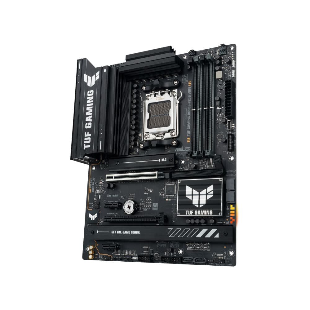 Imagem 3 de 10 do produto Placa Mãe ASUS TUF B650E-Plus, AMD AM5 , ATX, DDR5, Wi-fi 6, Bluetooth, Preto - 90MB1M20