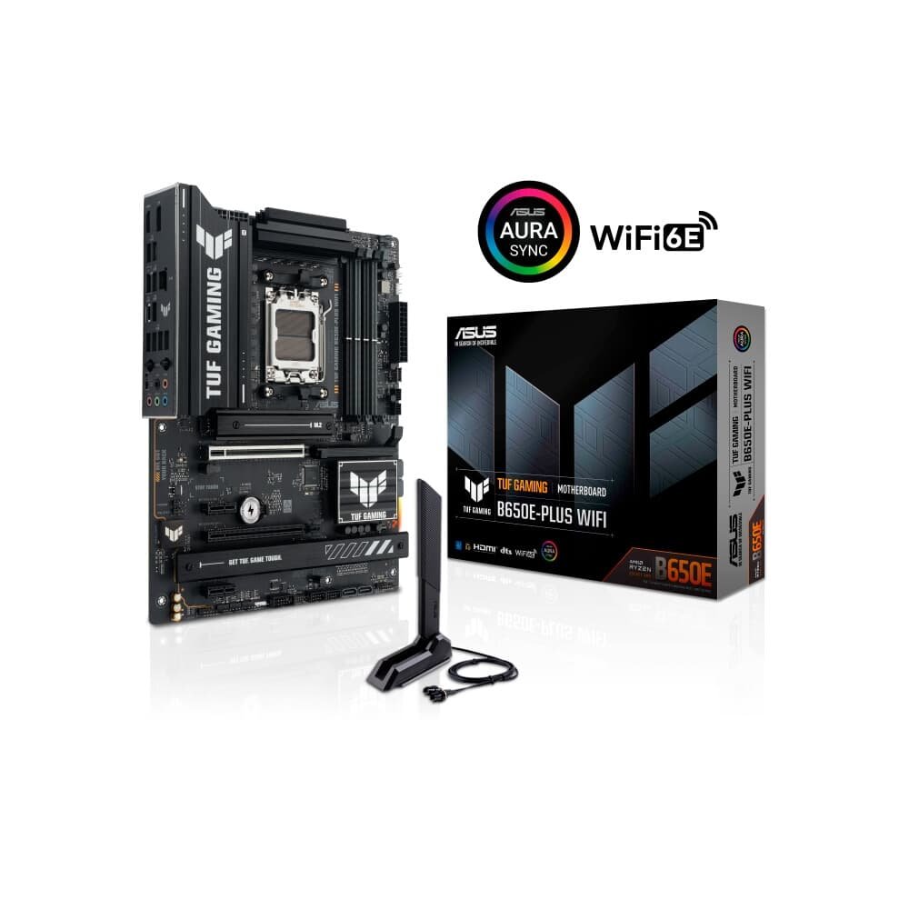 Imagem 9 de 10 do produto Placa Mãe ASUS TUF B650E-Plus, AMD AM5 , ATX, DDR5, Wi-fi 6, Bluetooth, Preto - 90MB1M20